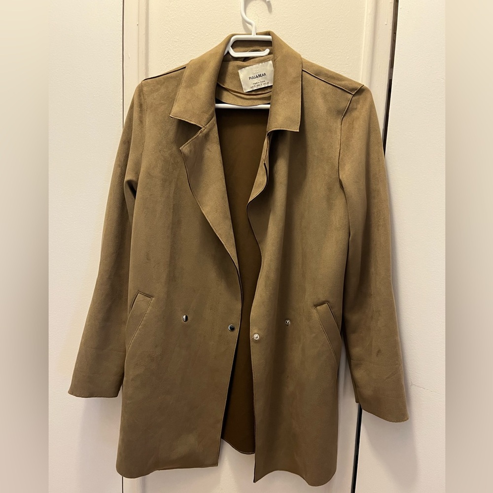 Pull & Bear Suede Coat